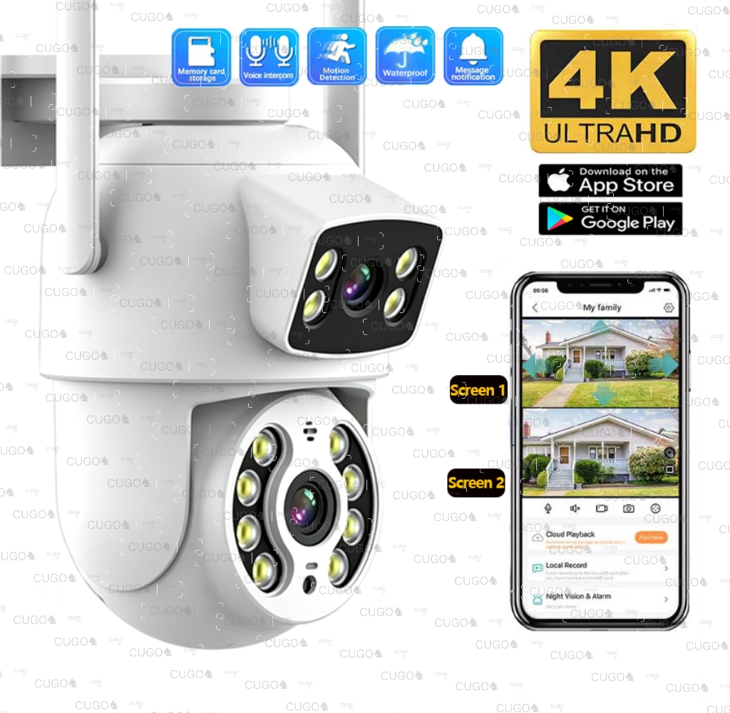 Home Office Email - Kamera monitoringu 8MP 4K Wifi z