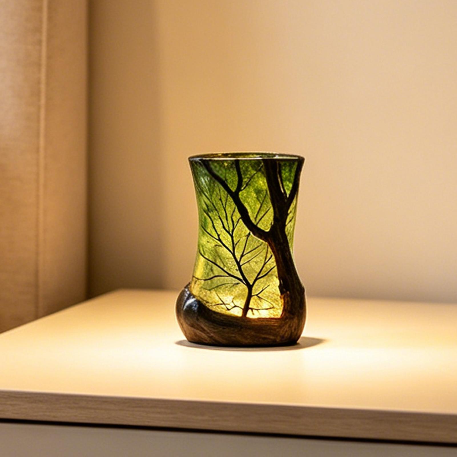 Home Office Room - Lampka nocna na stolik, lampka leśna,