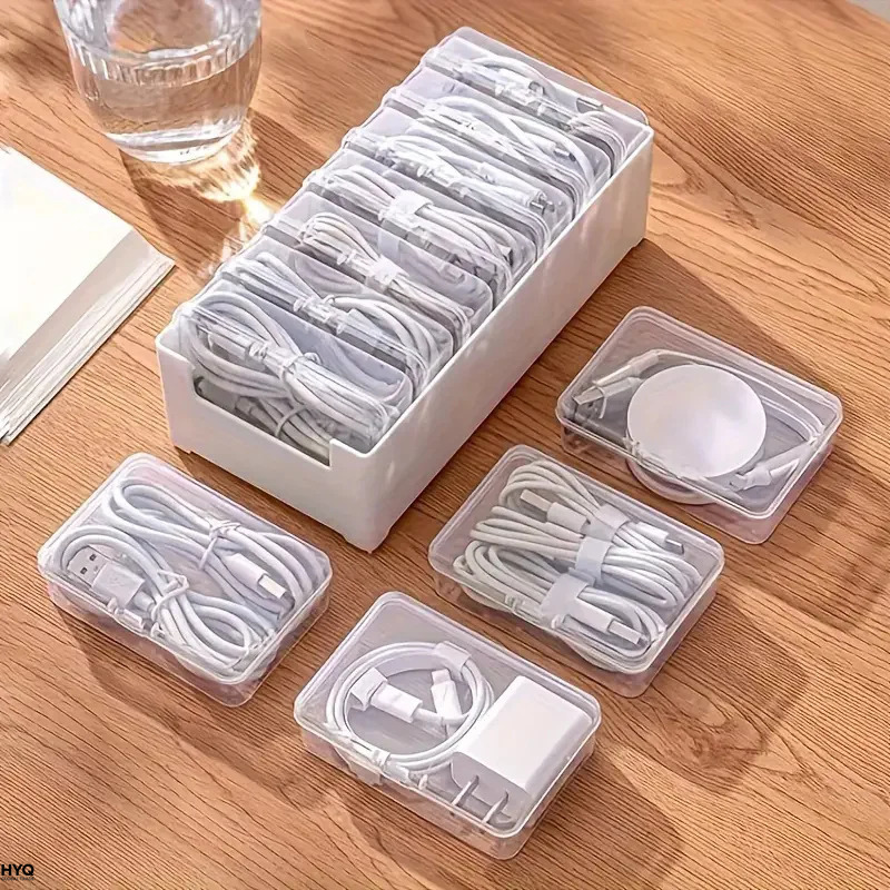 Cable Management Box - Organizer na kable, wytrzymałe plastikowe pudełko