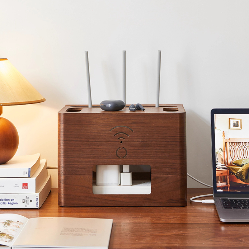 Cable Management Box - Elegancki organizer na router WiFi, pudełko