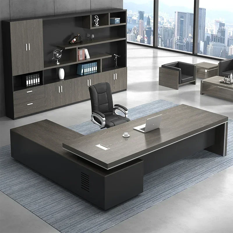 Home Office L Shaped Desk - Biurko Biuro Agencje komputerowe Executive Wielofunkcyjne,