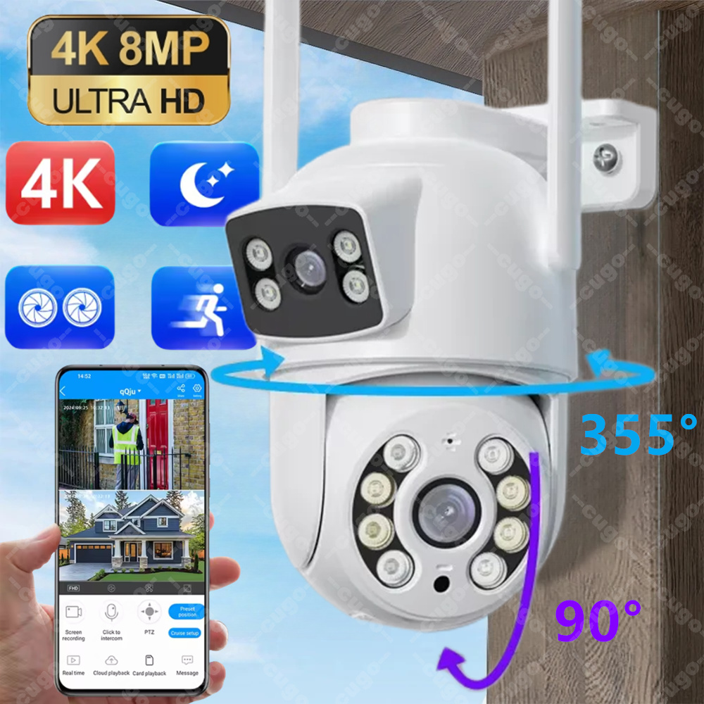 Home Office Email - Kamera WiFi 4K 8MP PTZ Zewnętrzna