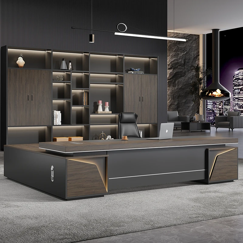 Home Office L Shaped Desk - Meble do domu, biurko narożne w