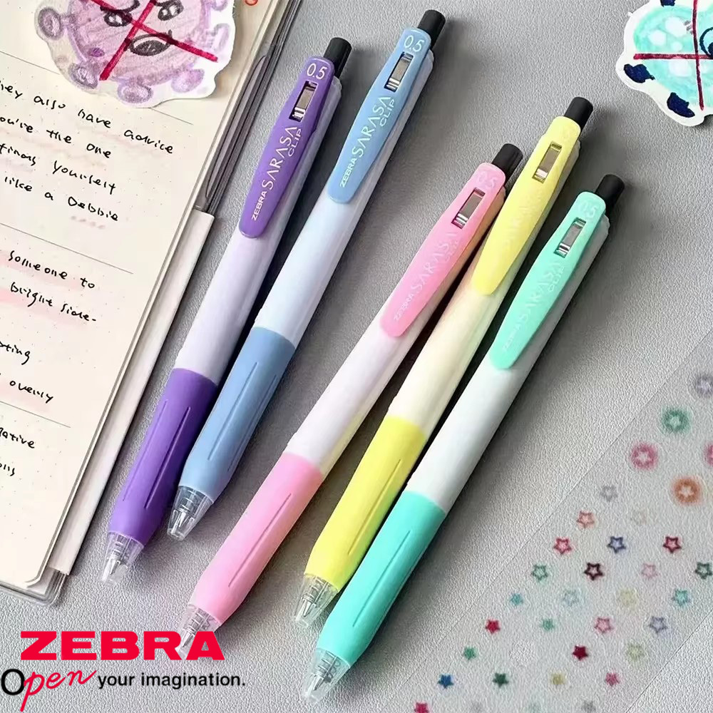 Zebra Pen Sarasa - 5 szt. Japońskie długopisy żelowe ZEBRA