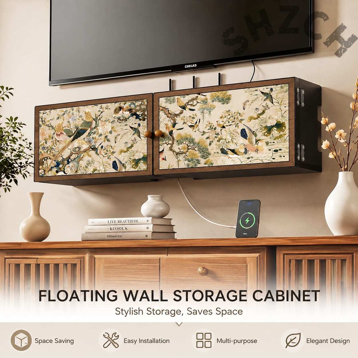 Organizer na router montowany  – Home Office In Living Room recenzja i cena