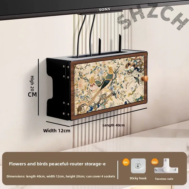 Organizer na router montowany  – Home Office In Living Room recenzja i cena