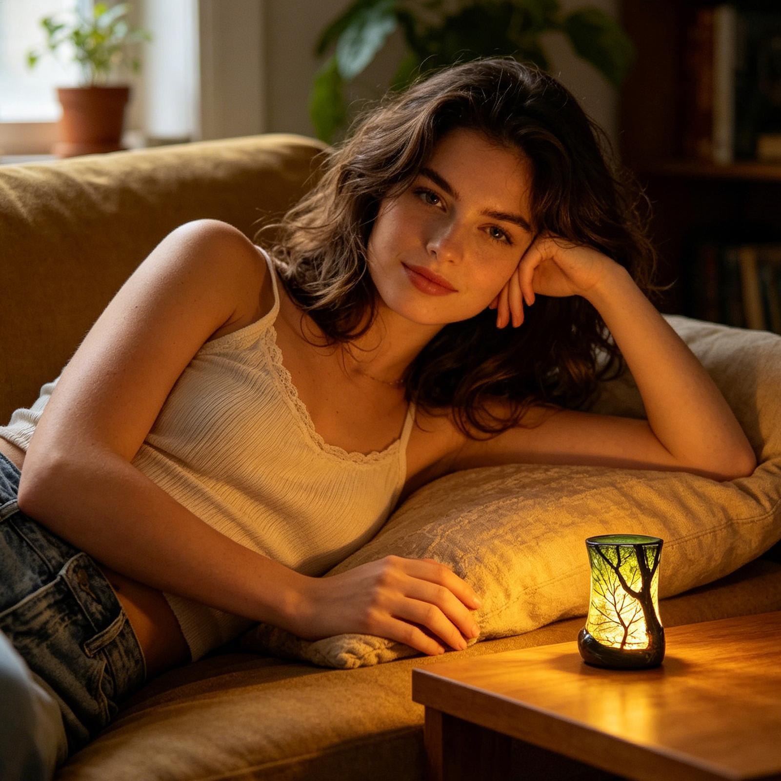 Lampka nocna na stolik, lampka – Home Office Room recenzja i cena