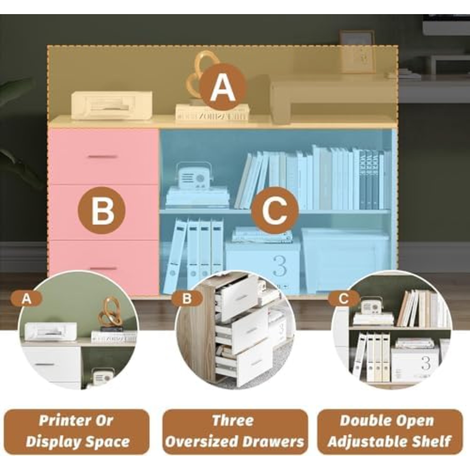 Biurko biurowe w kształcie lit – Home Office L Shaped Desk recenzja i cena