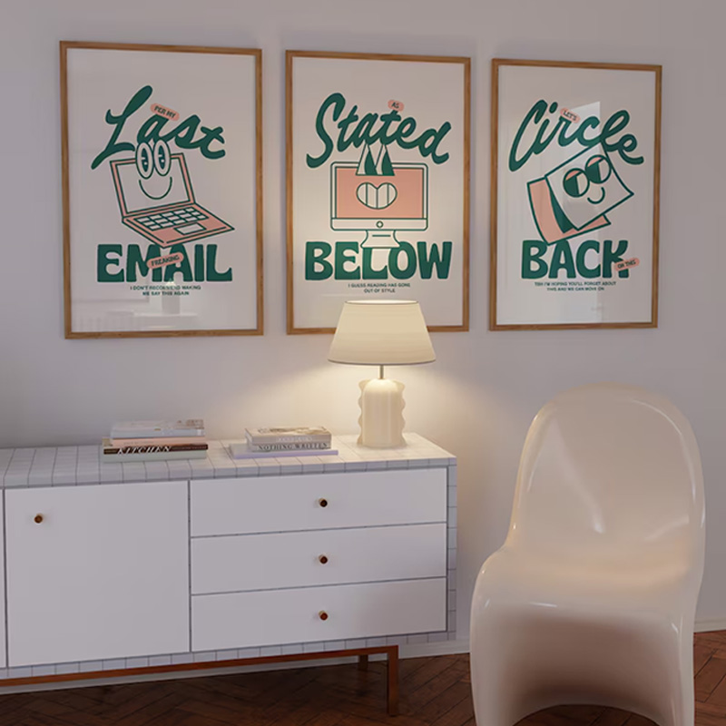 Zabawny Zielony Plakat Biurowy – Home Office Email recenzja i cena