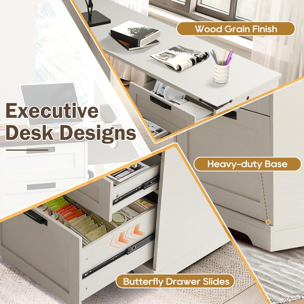 Biurko w kształcie litery L o  – Home Office L Shaped Desk recenzja i cena