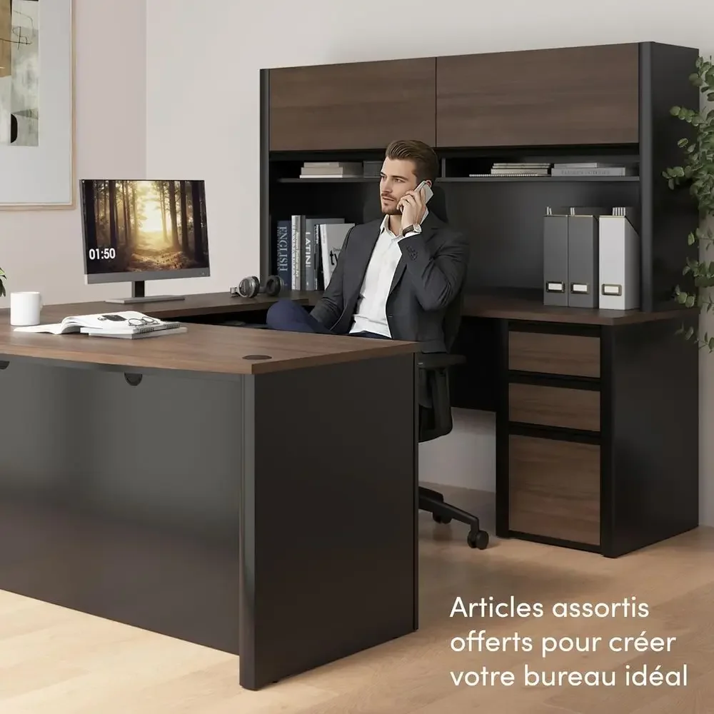 Biurko w kształcie litery L o  – Home Office L Shaped Desk recenzja i cena