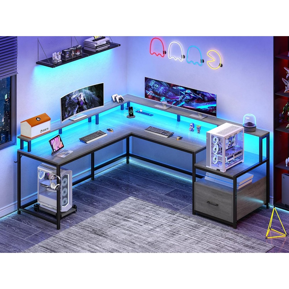 Biurko w kształcie litery L, b – Home Office L Shaped Desk recenzja i cena