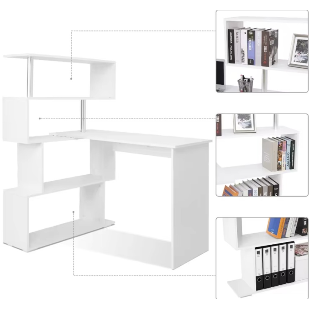 Biurko komputerowe w kształcie – Home Office L Shaped Desk recenzja i cena