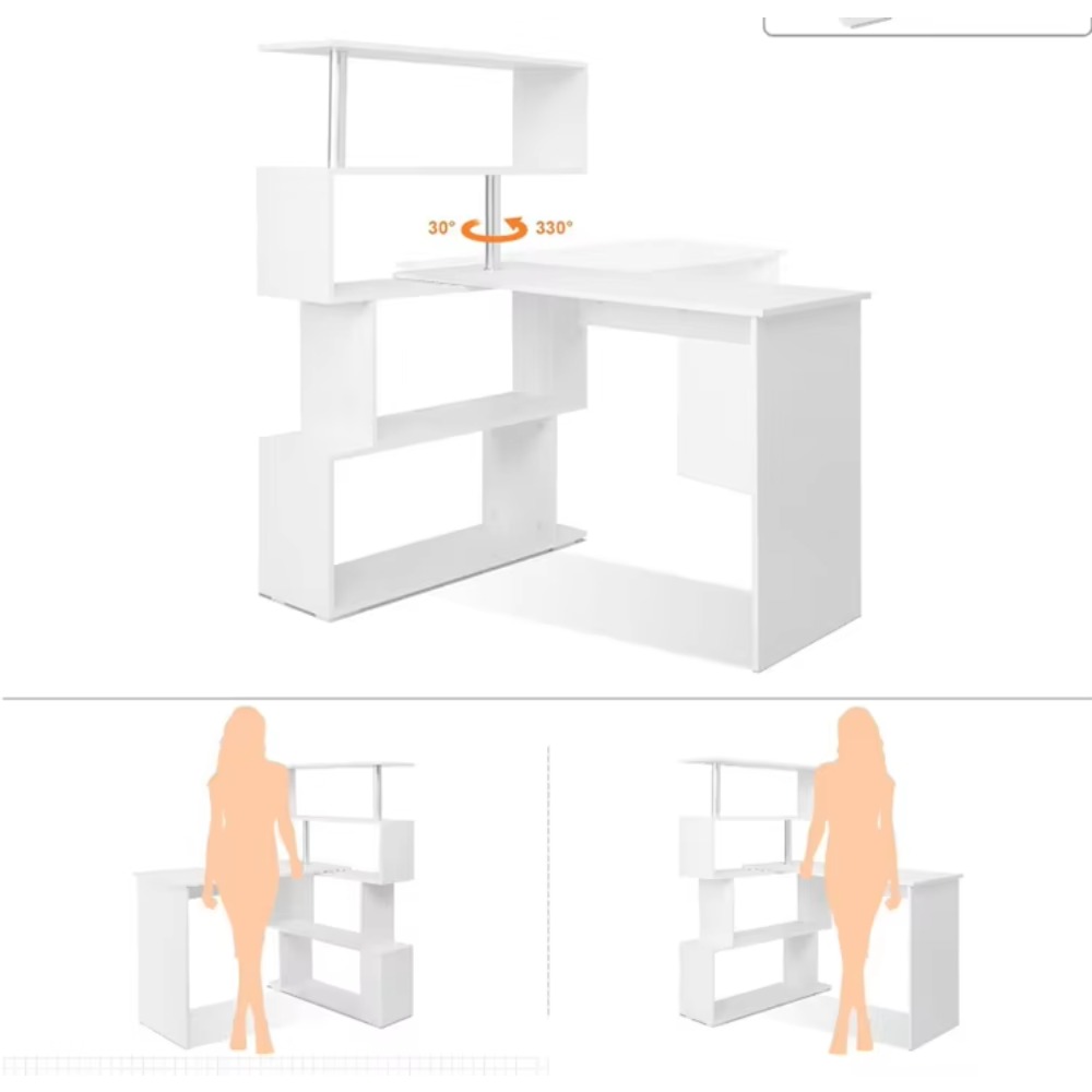 Biurko komputerowe w kształcie – Home Office L Shaped Desk recenzja i cena