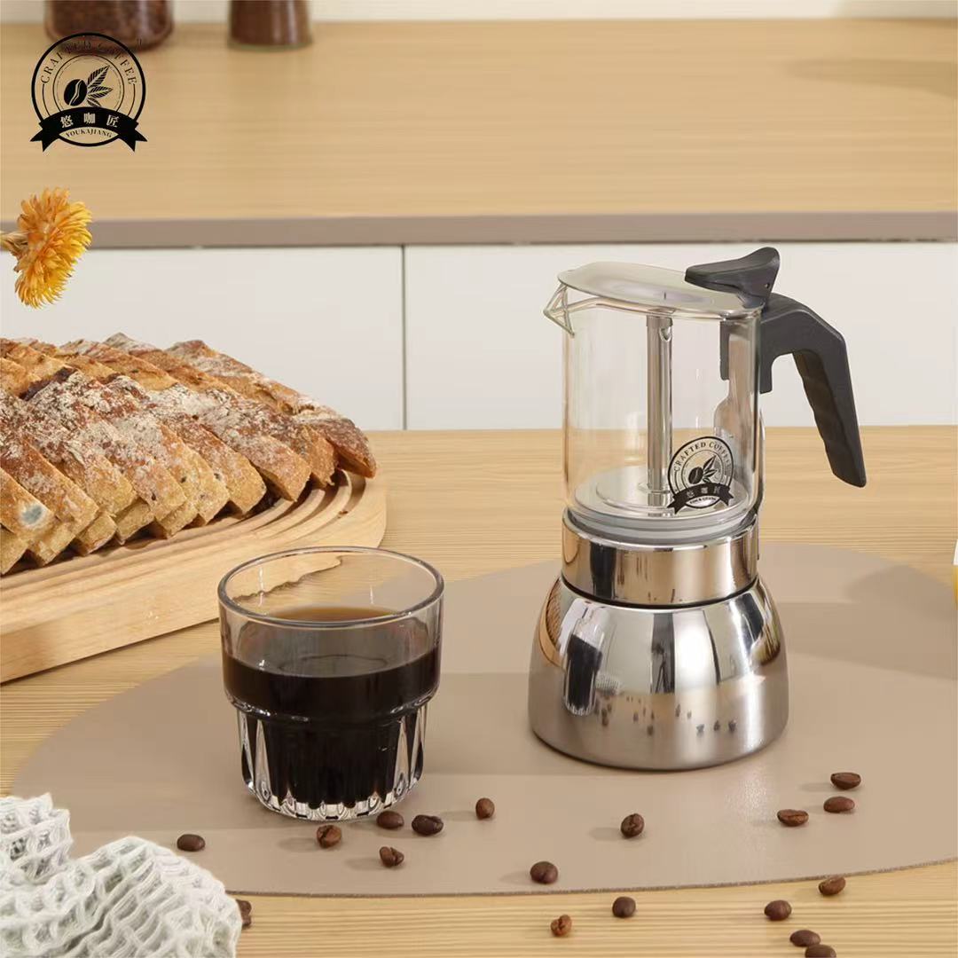 4/6 Przezroczysty Moka Pot: Ko – Home Office Moka recenzja i cena