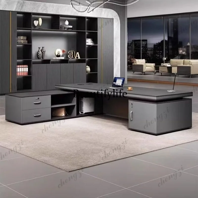 K178 Nowoczesna stacja robocza – Home Office L Shaped Desk recenzja i cena